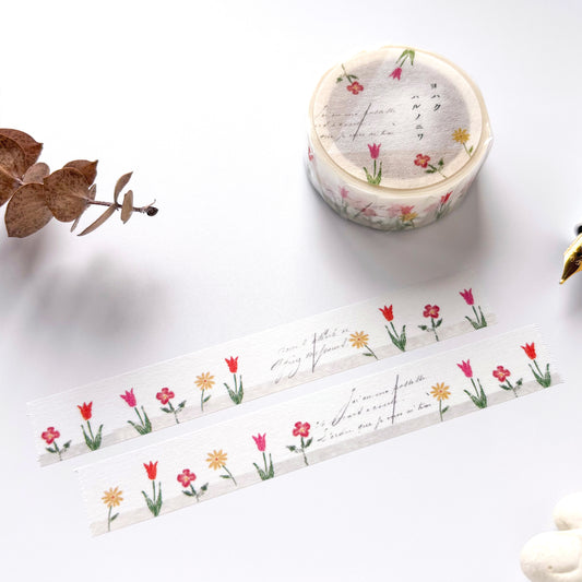 Yohaku / Washi Tape - Spring Garden