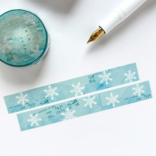 Yohaku / Washi Tape - Snow Flakes