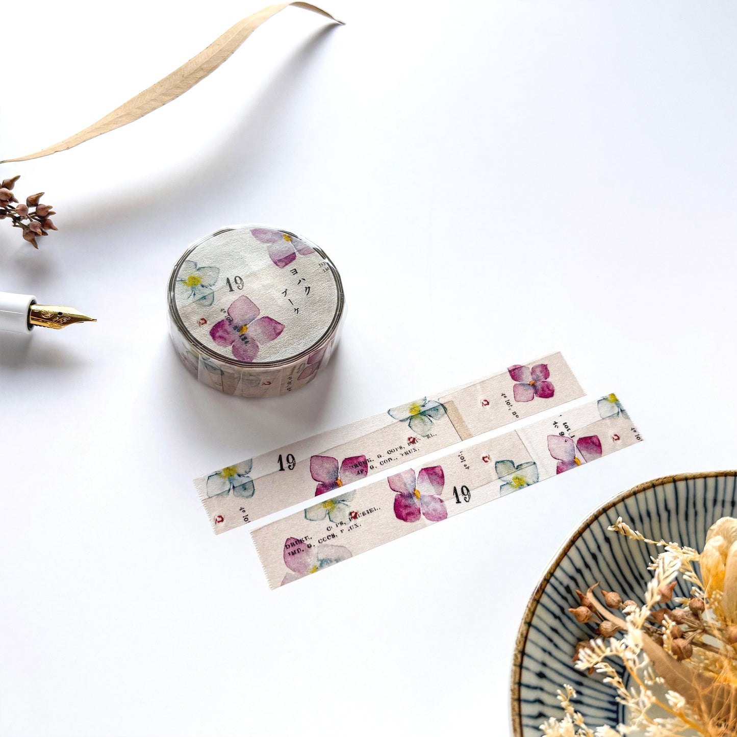 Yohaku / Washi Tape - Bouquet