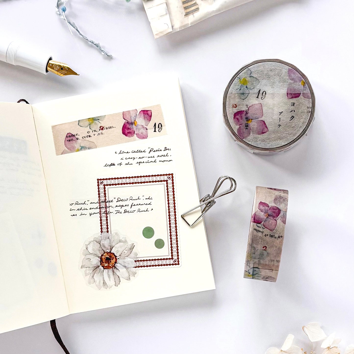 Yohaku / Washi Tape - Bouquet