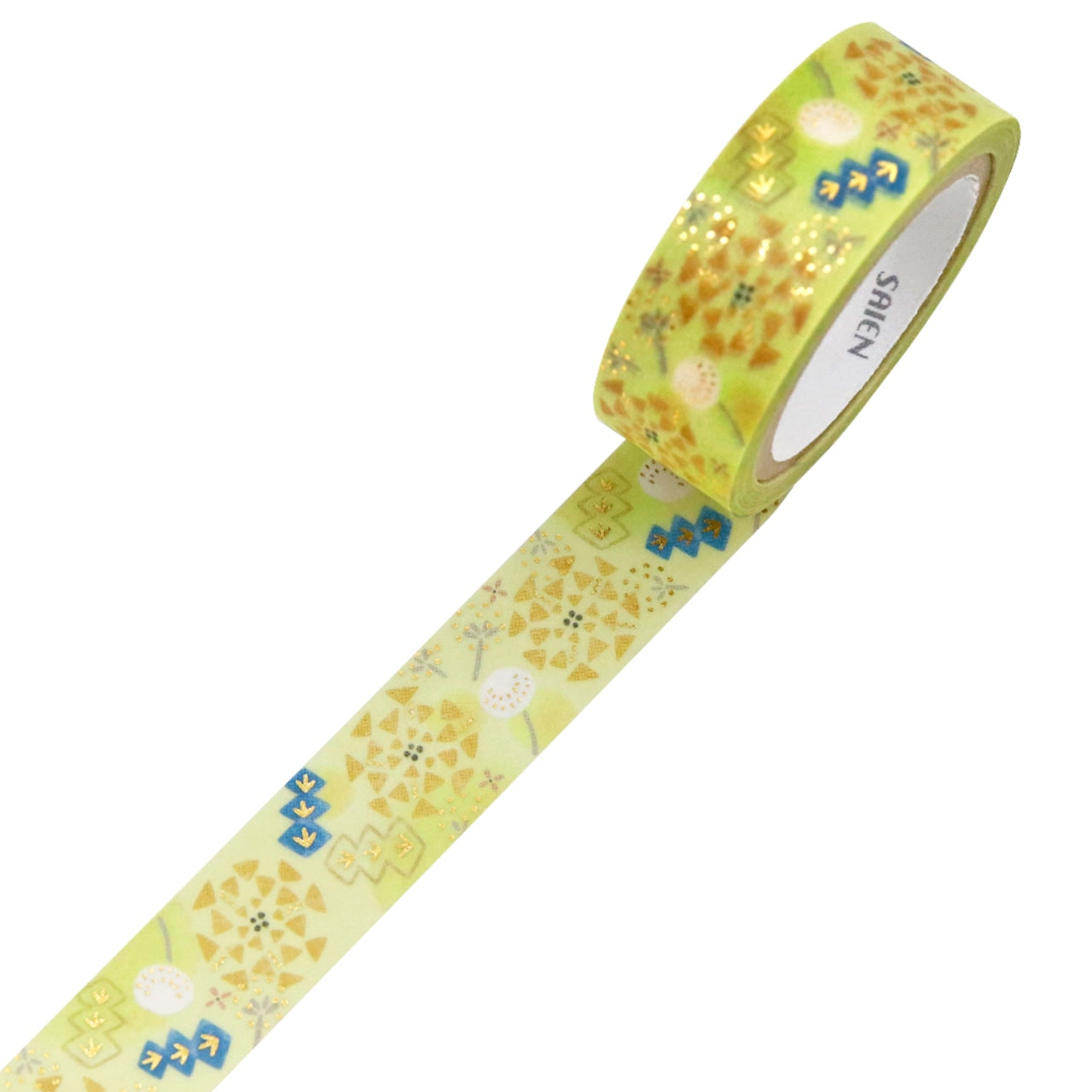 SAIEN / Shiny Washi Tape - Dandelion
