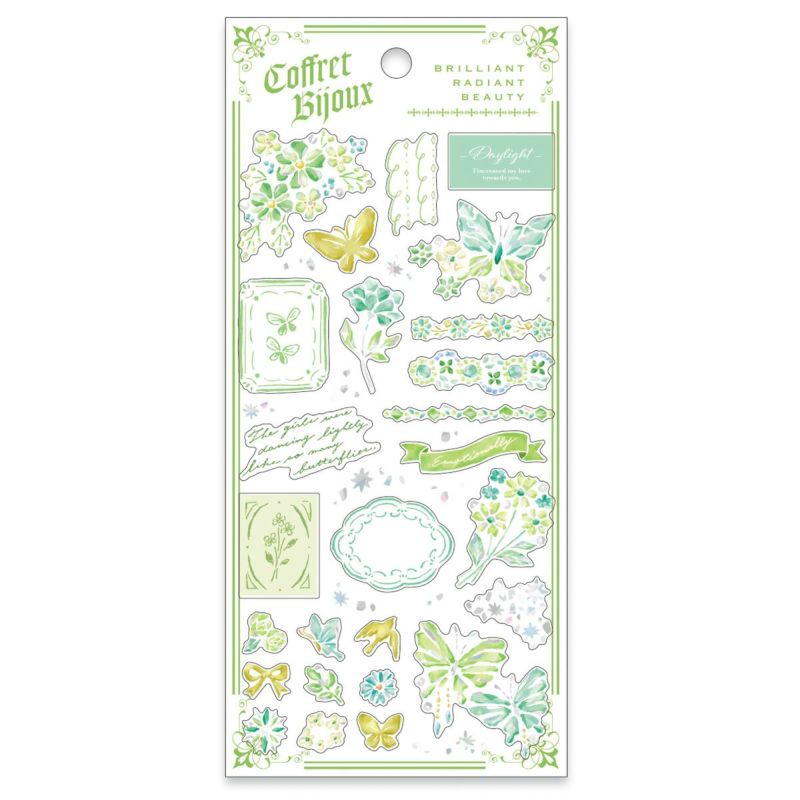 Mind Wave / Shiny Stickers - Green