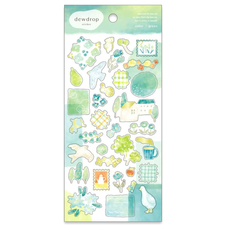 Mind Wave / Dewdrop Stickers - Bird & Nature