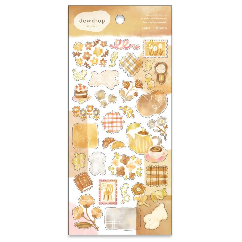 Mind Wave / Dewdrop Stickers - Dog & Cafe
