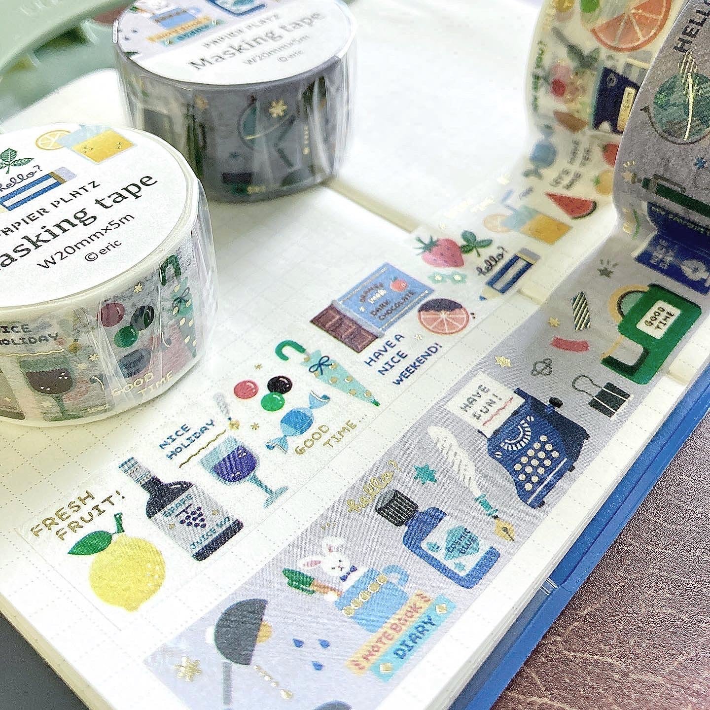 eric Washi Tape - My Town / Fruits