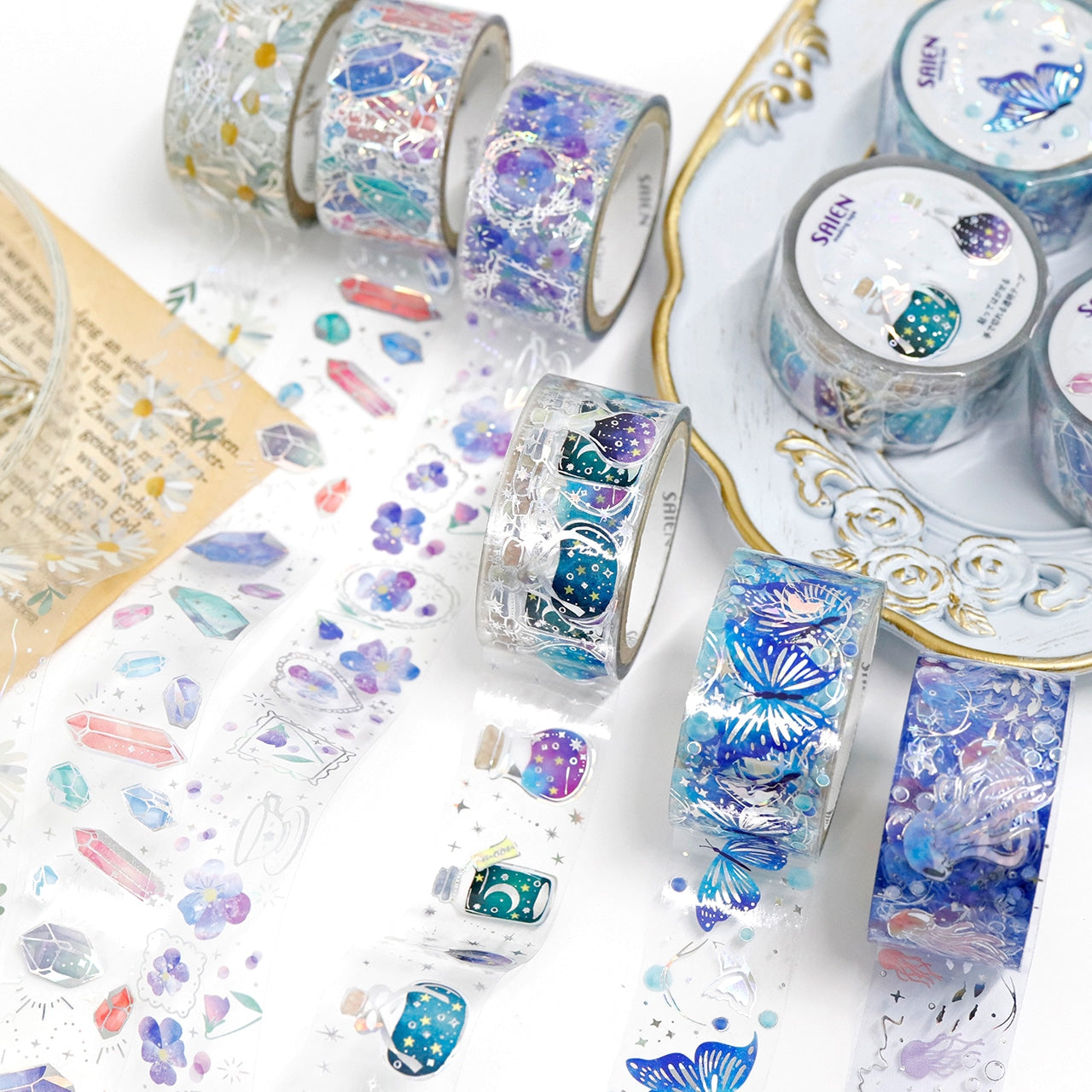 SAIEN / Shiny Clear Tape - Crystal