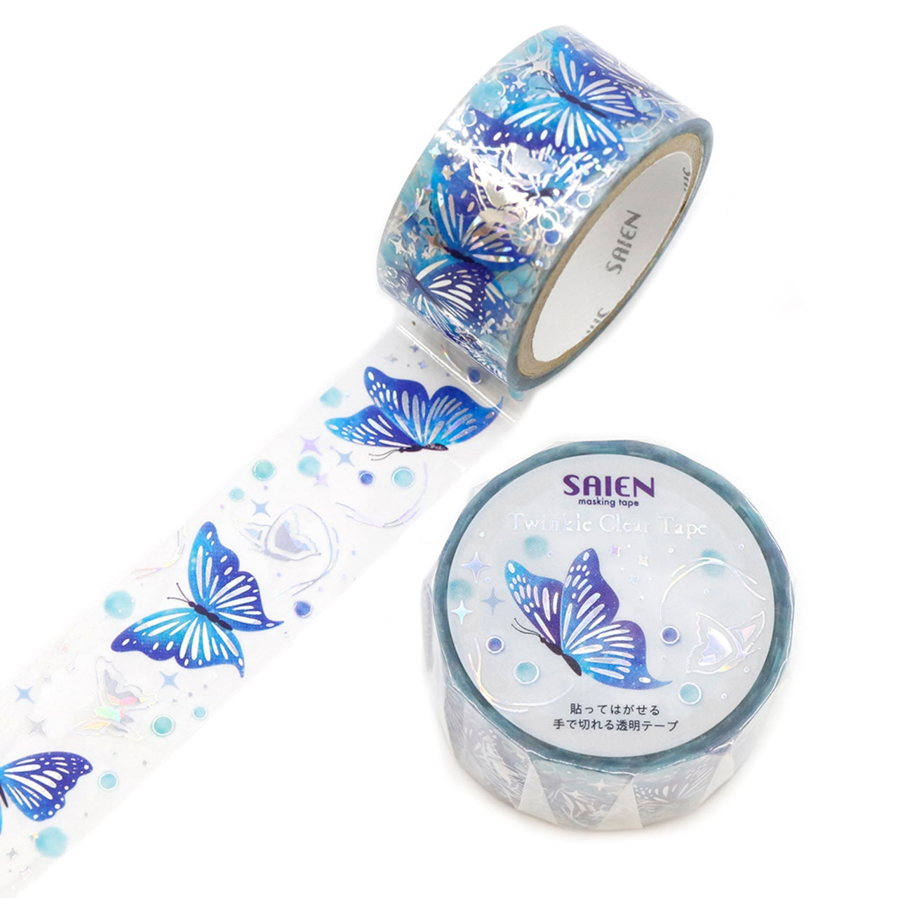 SAIEN / Shiny Clear Tape - Butterfly