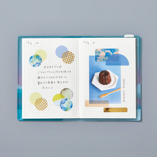 COFFRET Circle PET Stickers - Horizon Blue