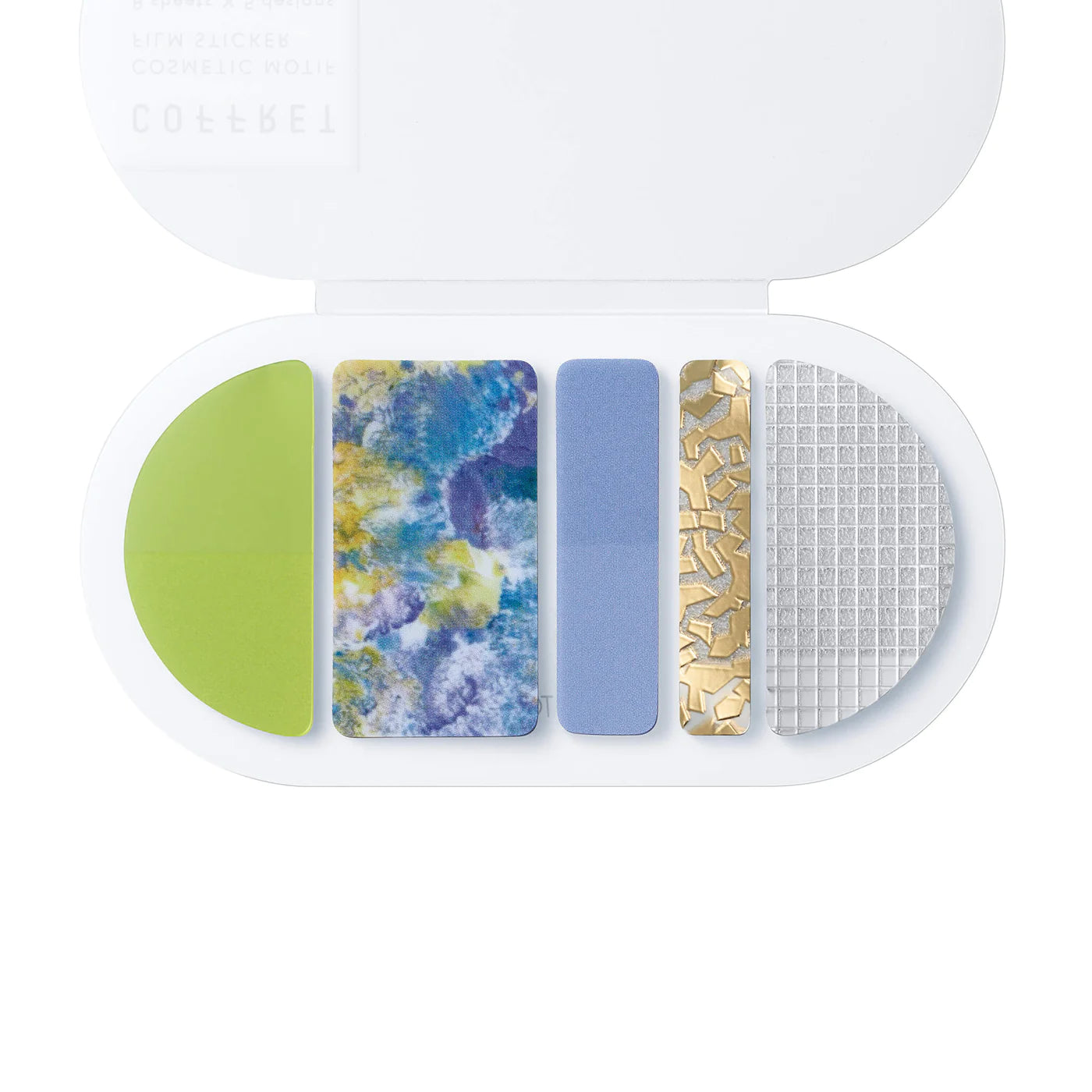 COFFRET Round PET Stickers - Chiffon Yellow