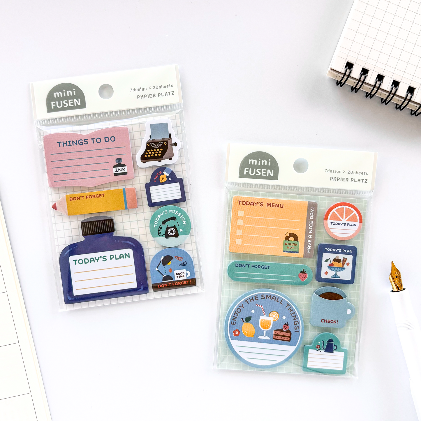 eric / Mini Sticky Notes - Fruits & Sweets