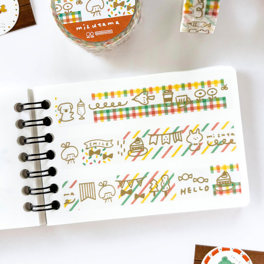 mizutama / Limited Edition / Washi Tape - Scribble