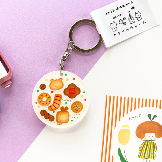 mizutama / Limited Edition / Acrylic Keychain - Cookie