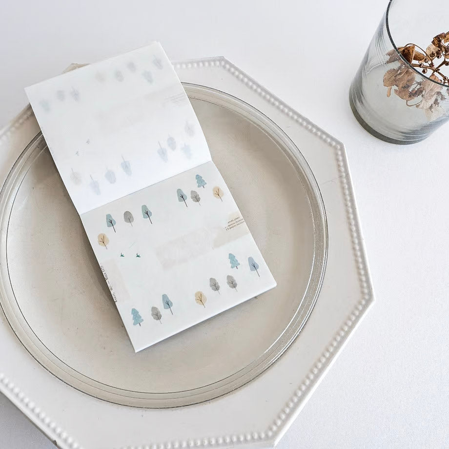 Yohaku / Square Memo Pad - Hiking (4 designs)
