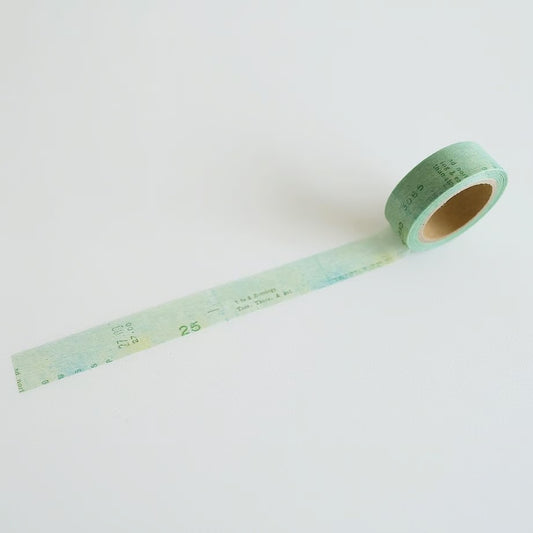 Yohaku / Washi Tape - Green Hill