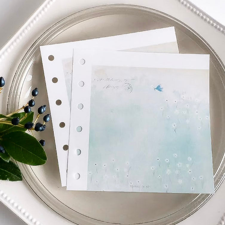 Yohaku / Square Binder Refills - Evening Primrose (30 sheets)