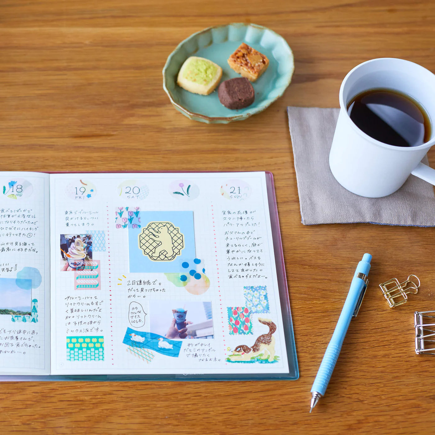 HITOTOKI Square Notebook - Two Colors