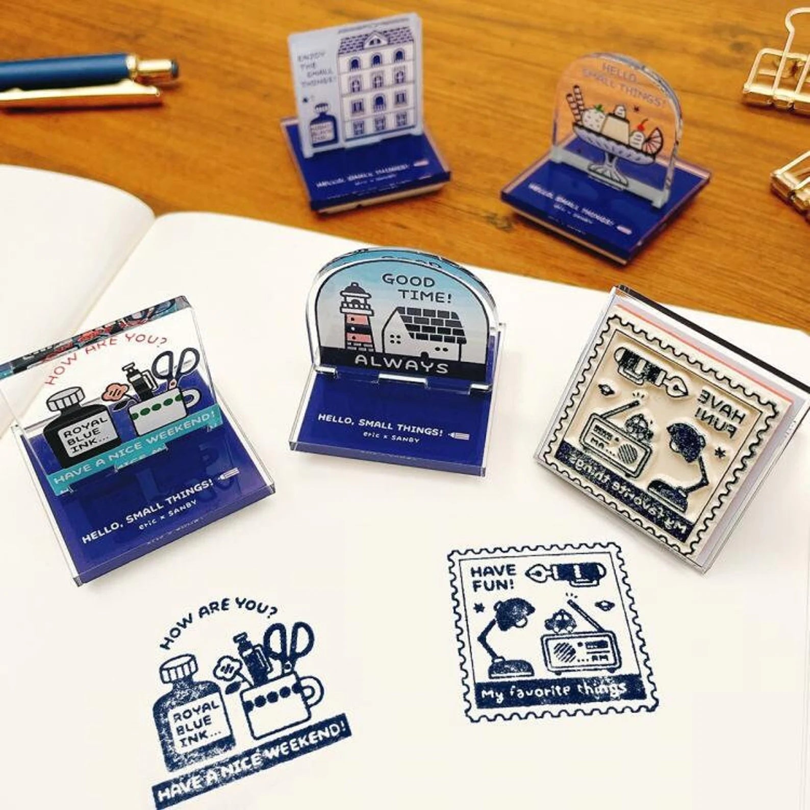 Creative rubber stamp kit In An Assortment Of Designs 
