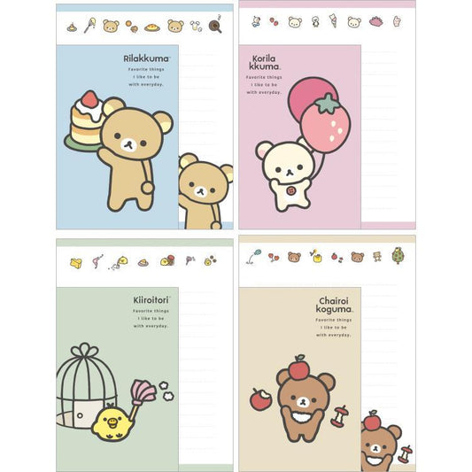 Rilakkuma / Letter Set -  Happy Friends