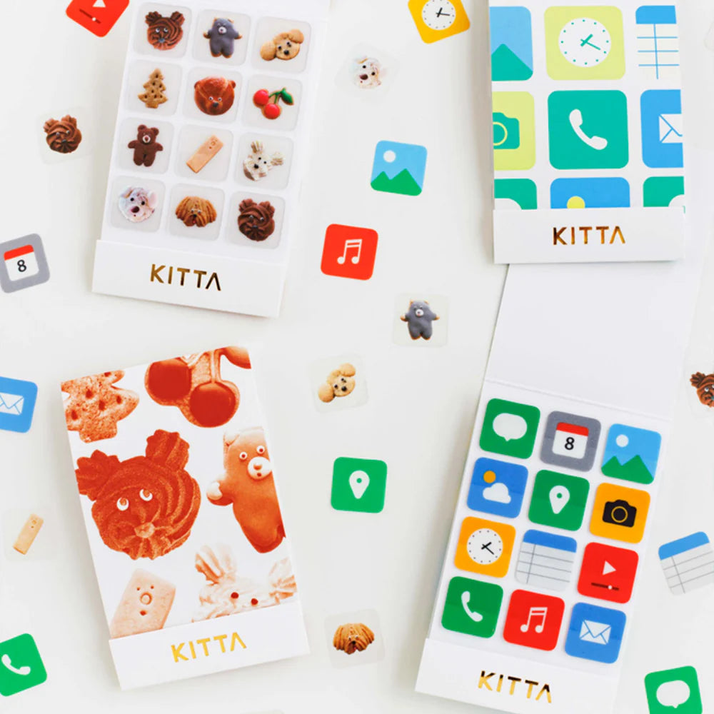 KITTA Clear Portable Stickers - Cookies