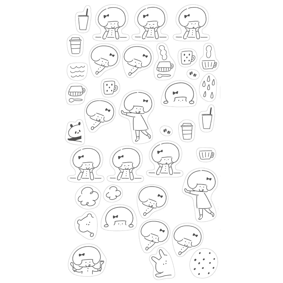 mizutama / Limited Edition / Stickers - Relax (Set of 2 Sheets)