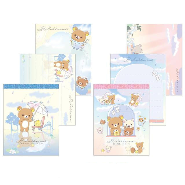 Rilakkuma / Mini Memo Pad Set - After the Rain