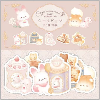 Last Stock Sugarcocomuu Flake Stickers - Sweet Tea Time