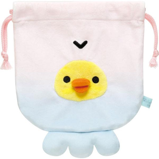 Rilakkuma / Drawstring Bag - Kiiroitori Jellyfish