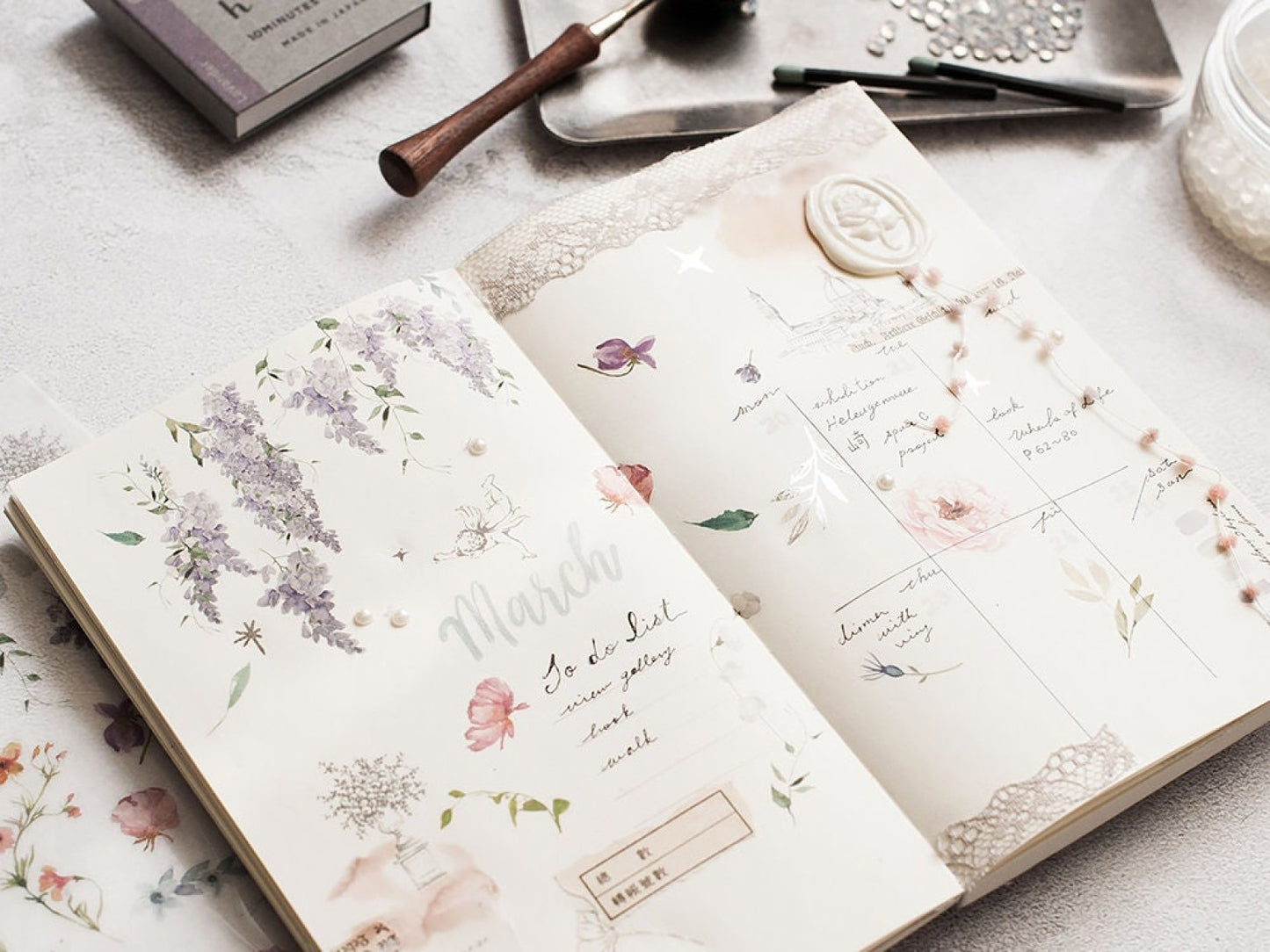 MU Print-on Stickers - Beauty in Purple