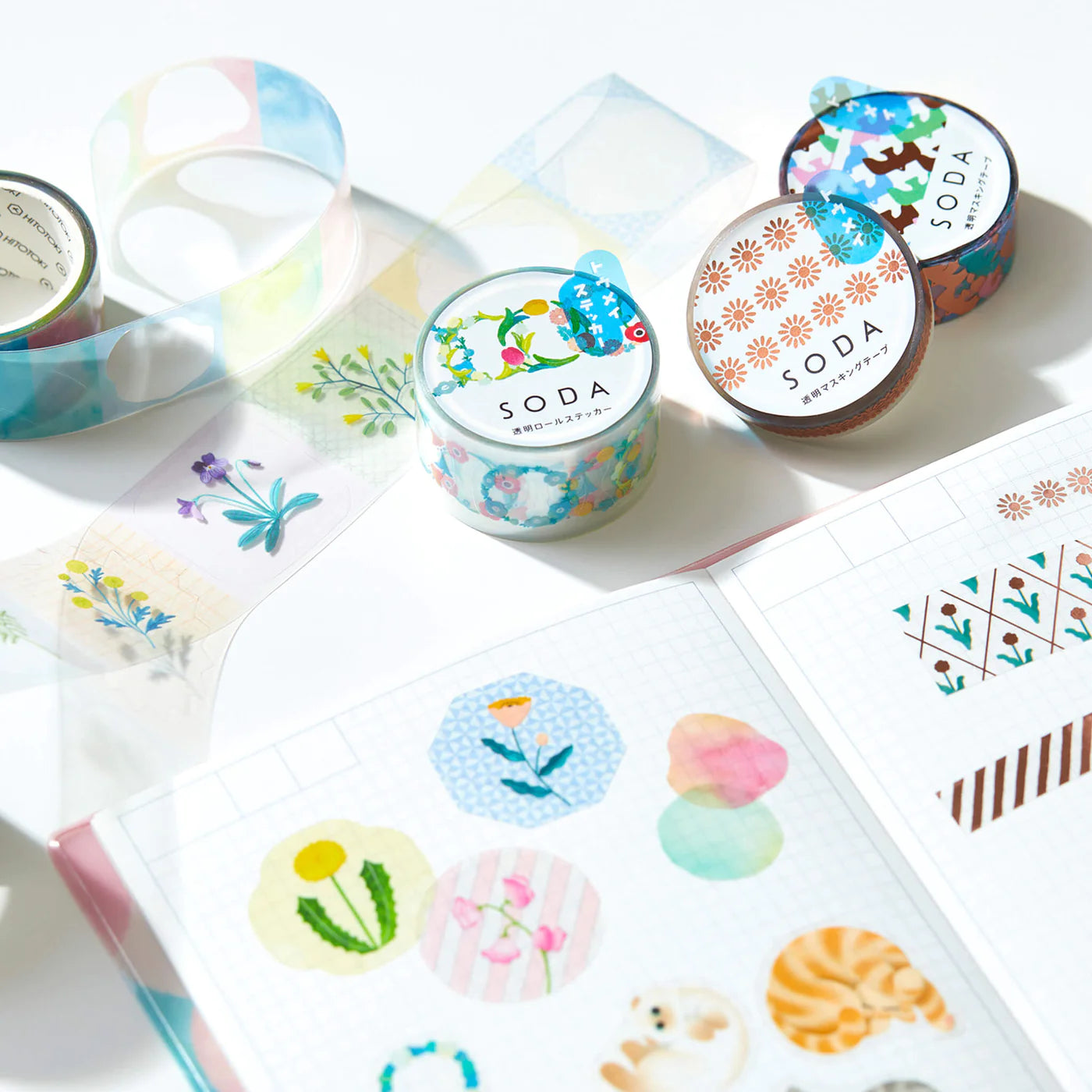 SODA Shiny Clear Tape - Birds