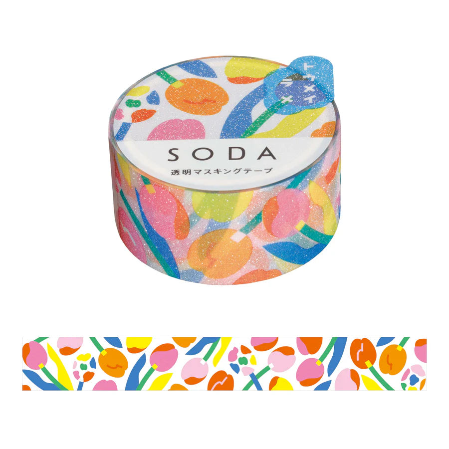 Shiny SODA Clear Tape - Tulip