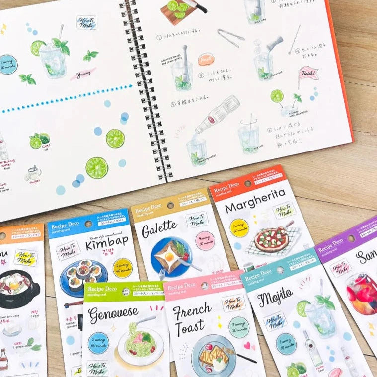 Food Planner Sticker Set - Galette (3 sheets)