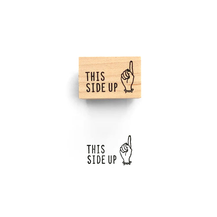 Rubber Stamp - This Side Up