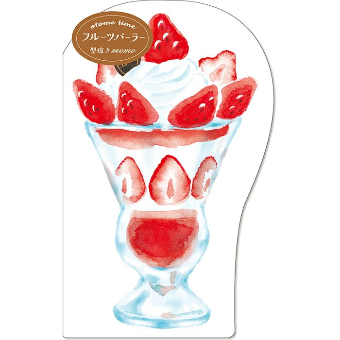 Die-cut Memo Pad - Fruits Parlor