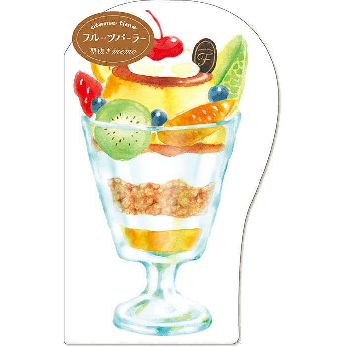 Die-cut Memo Pad - Fruits Parlor