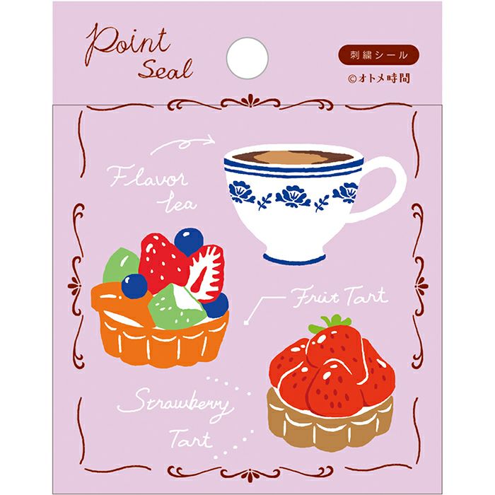 Limited Edition Embroidery Stickers - Fruits Parlor