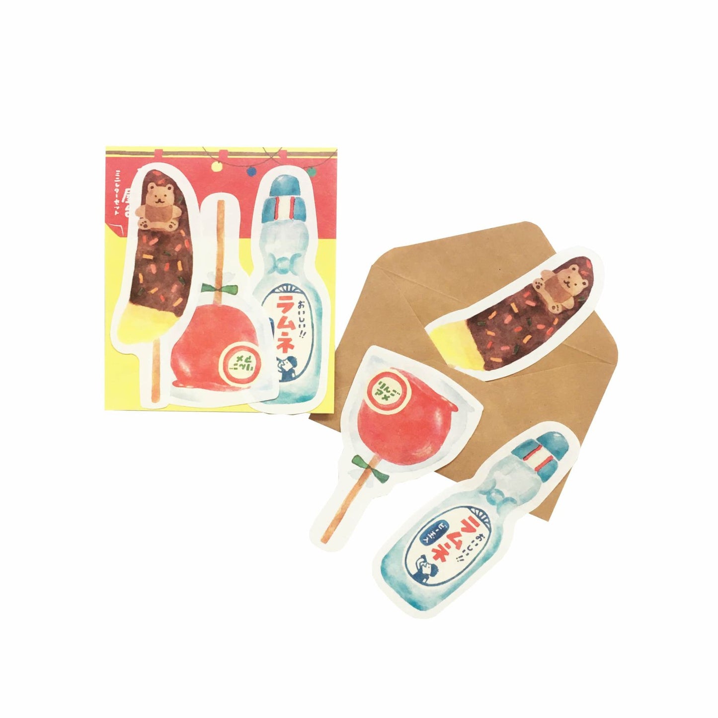 Furukawa Paper / Die-cut Letter Set - Summer Festival