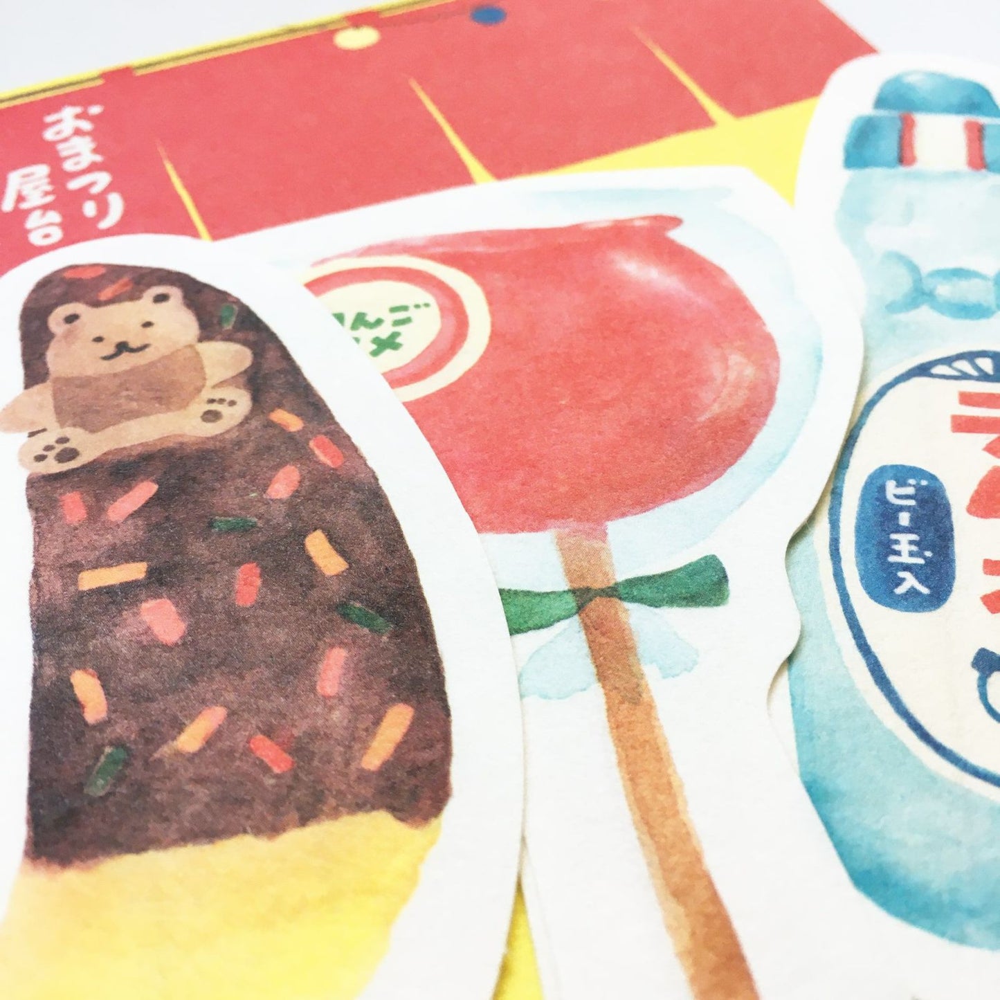 Furukawa Paper / Die-cut Letter Set - Summer Festival
