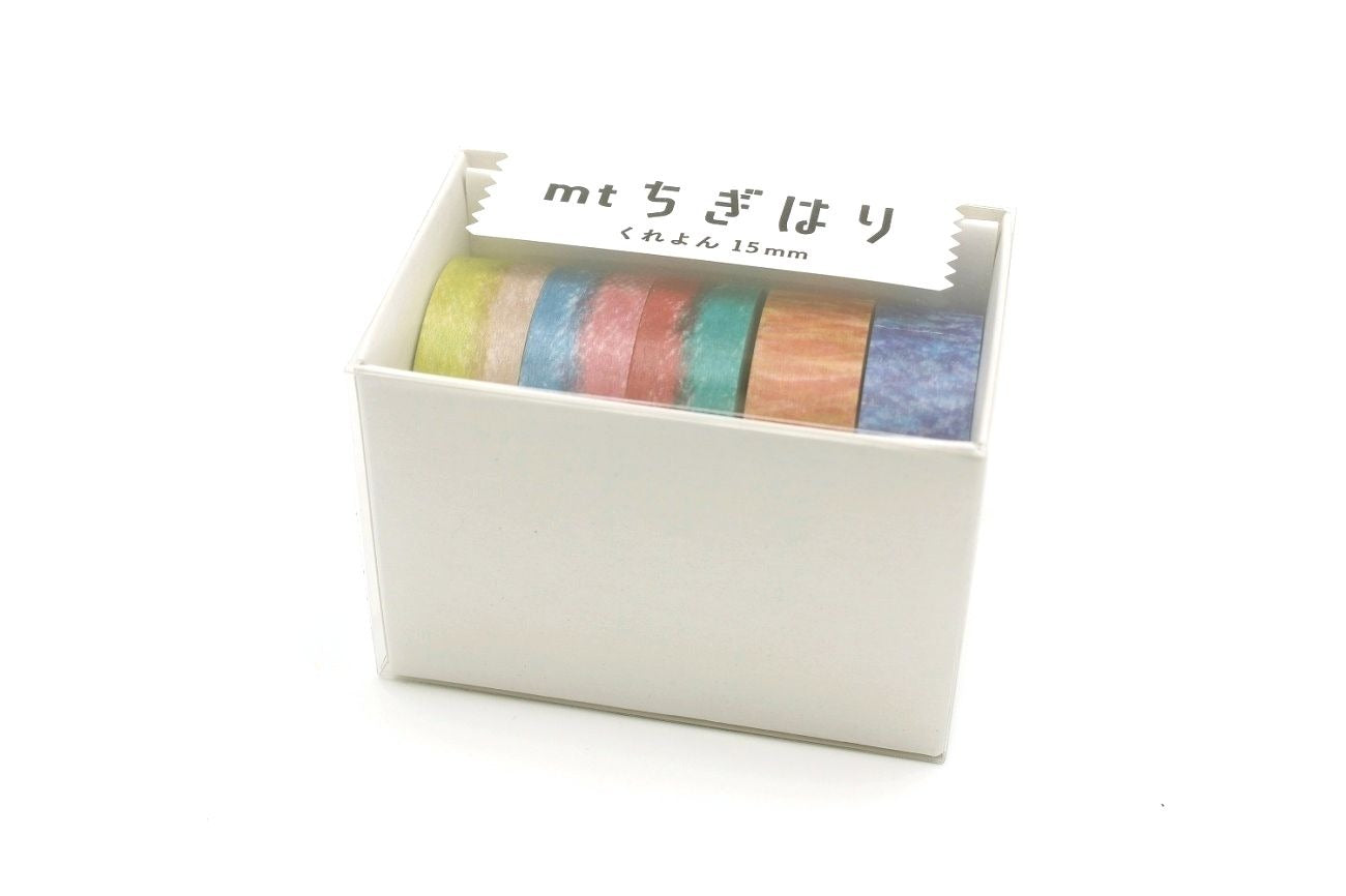 mt Chigi Hari Washi Tape Box Set - Crayons