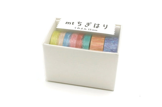 mt Chigi Hari Washi Tape Box Set - Crayons