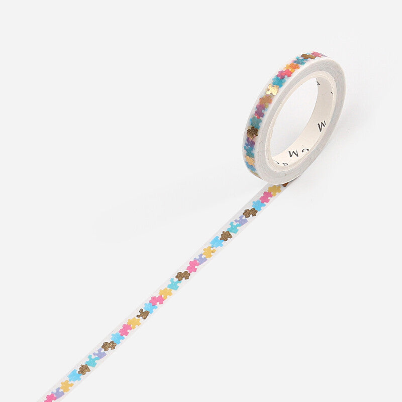 Slim Washi Tape - Colorful Pieces