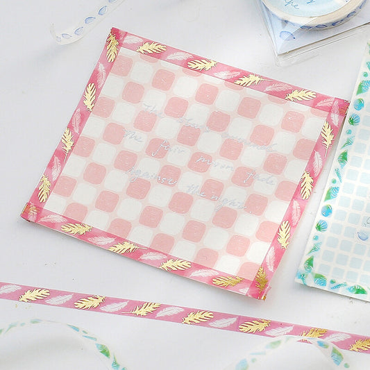 Slim Washi Tape - Feather