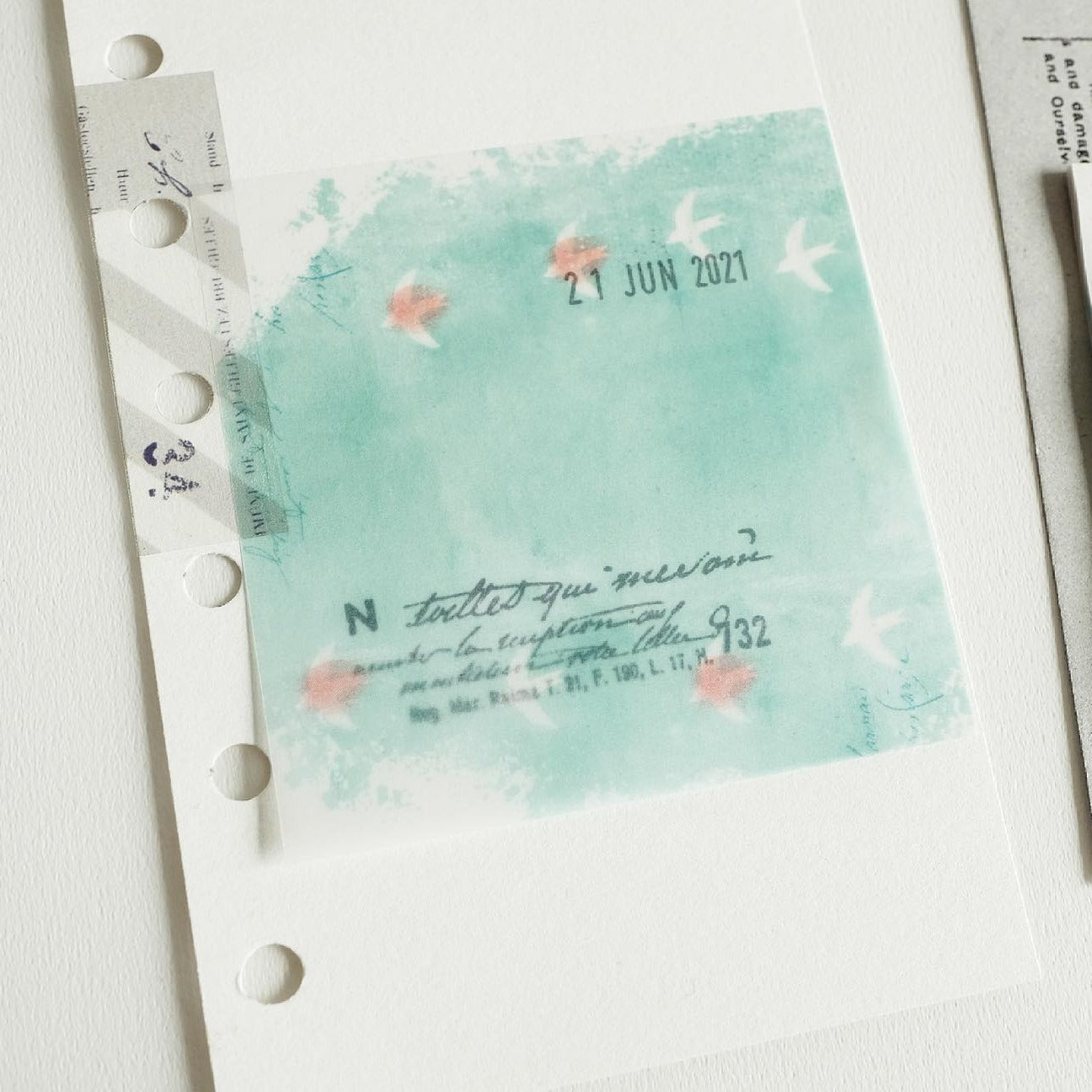 Yohaku / Glassine Sticky Note - To That Sky