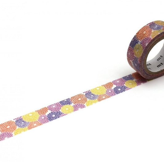 SOU SOU x mt Washi Tape - Chrysanthemum