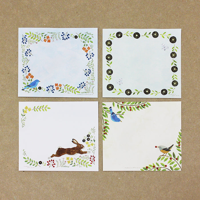 Midori Asano Square Memo Pad - Dear Plants