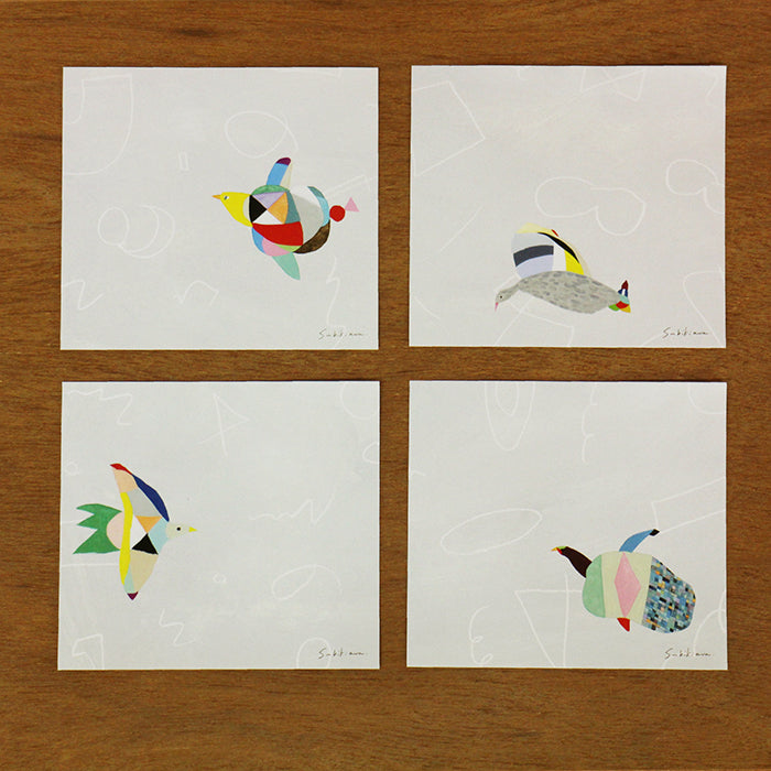 Subikiawa Square Memo Pad - Jet Cloud