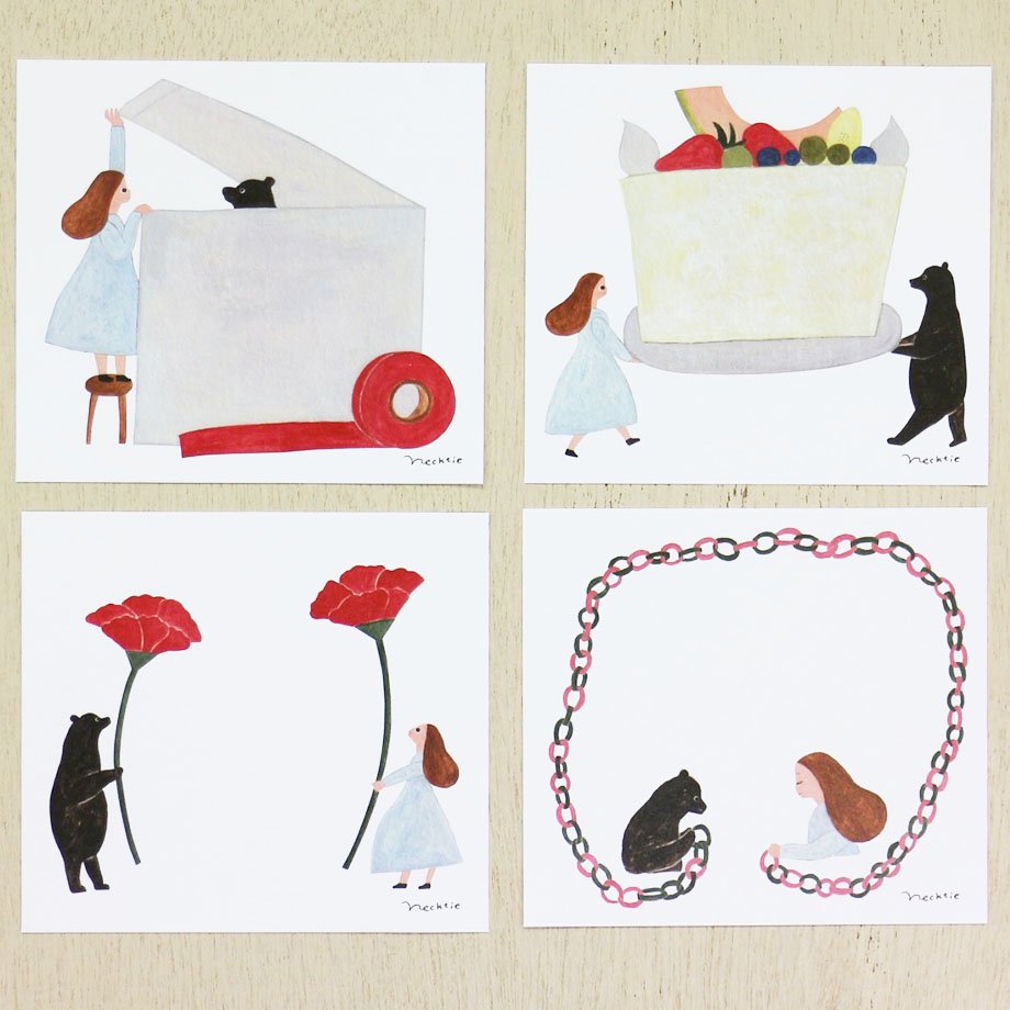 Necktie / Square Memo Pad - Today is Someone's Birthday