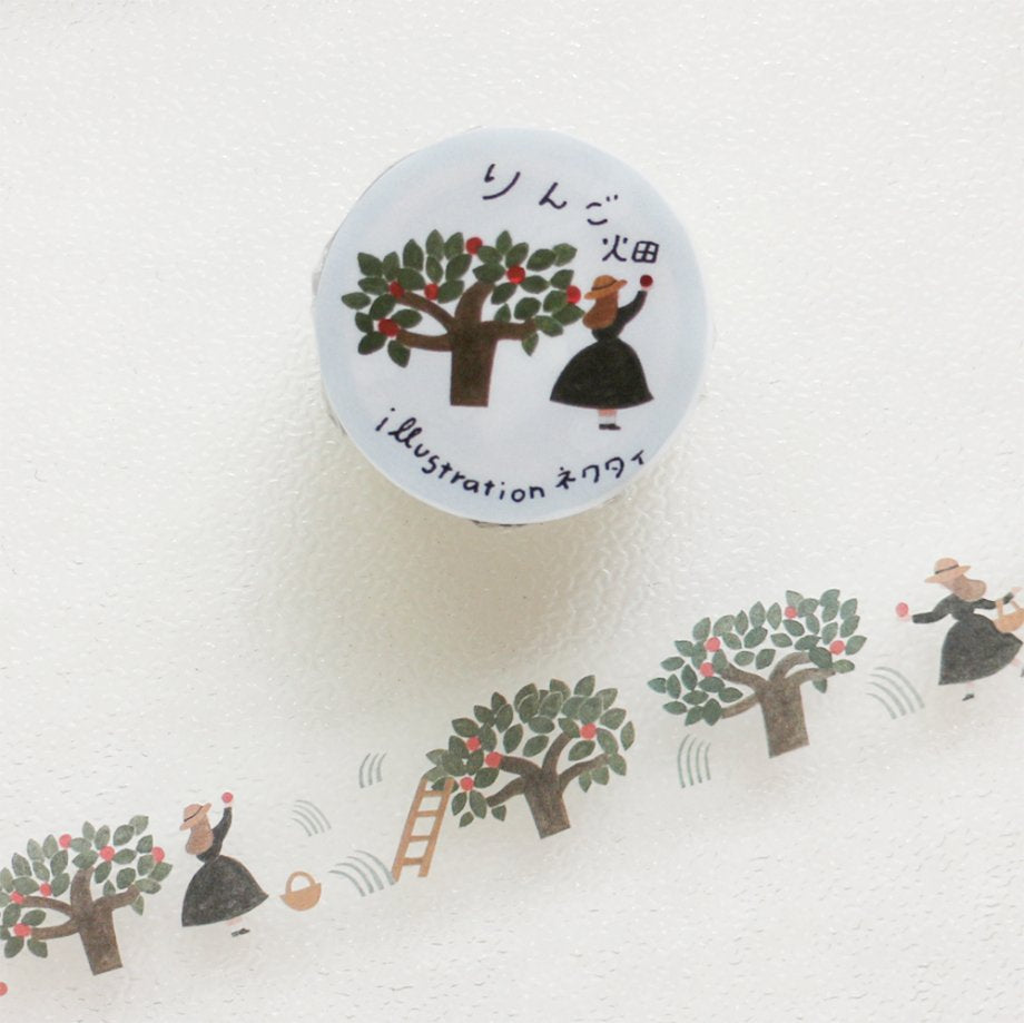 Necktie / Clear Tape - Apple Tree
