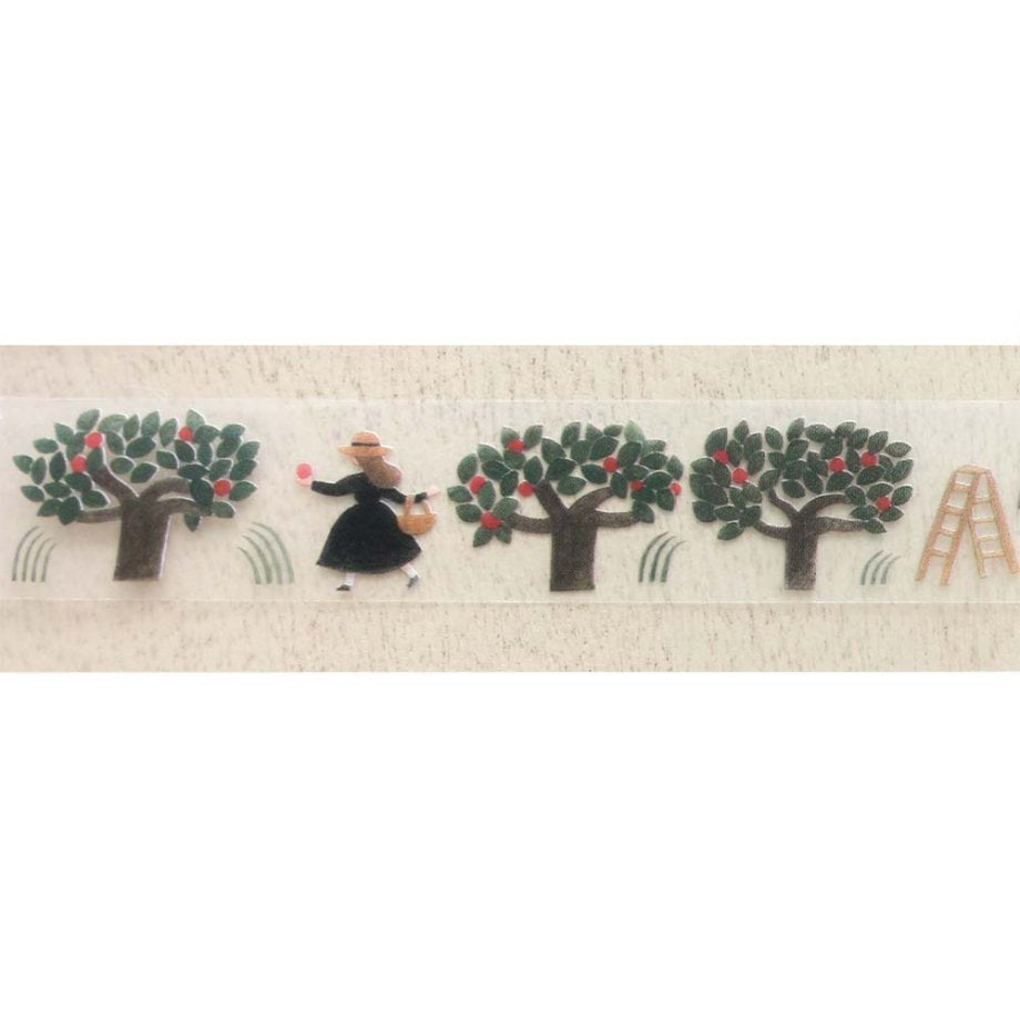 Necktie / Clear Tape - Apple Tree