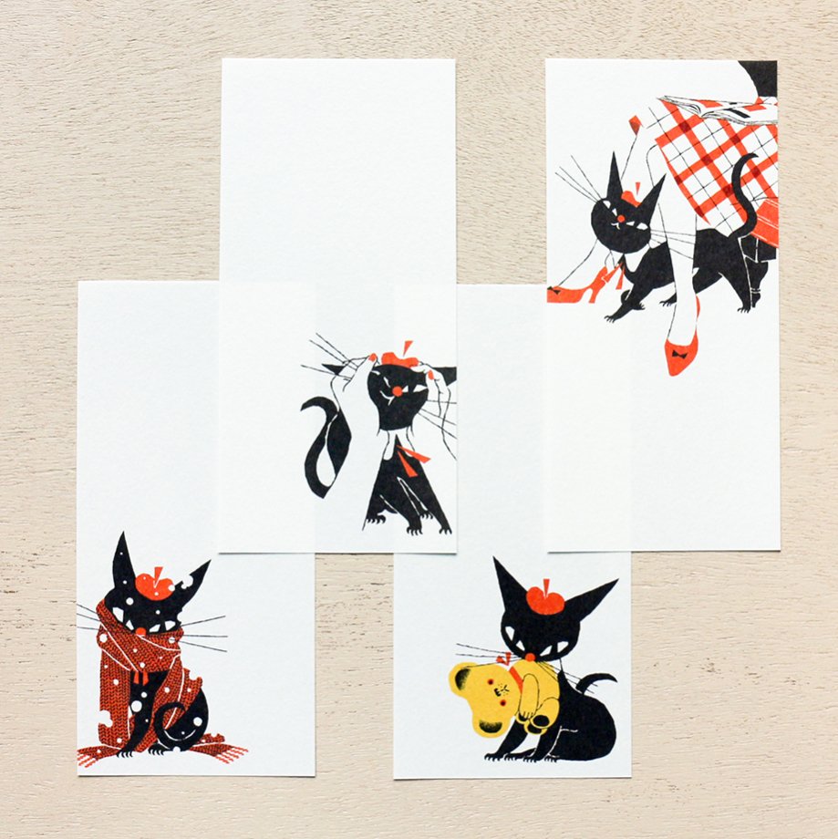 Memo Pad - Black Cat Robin