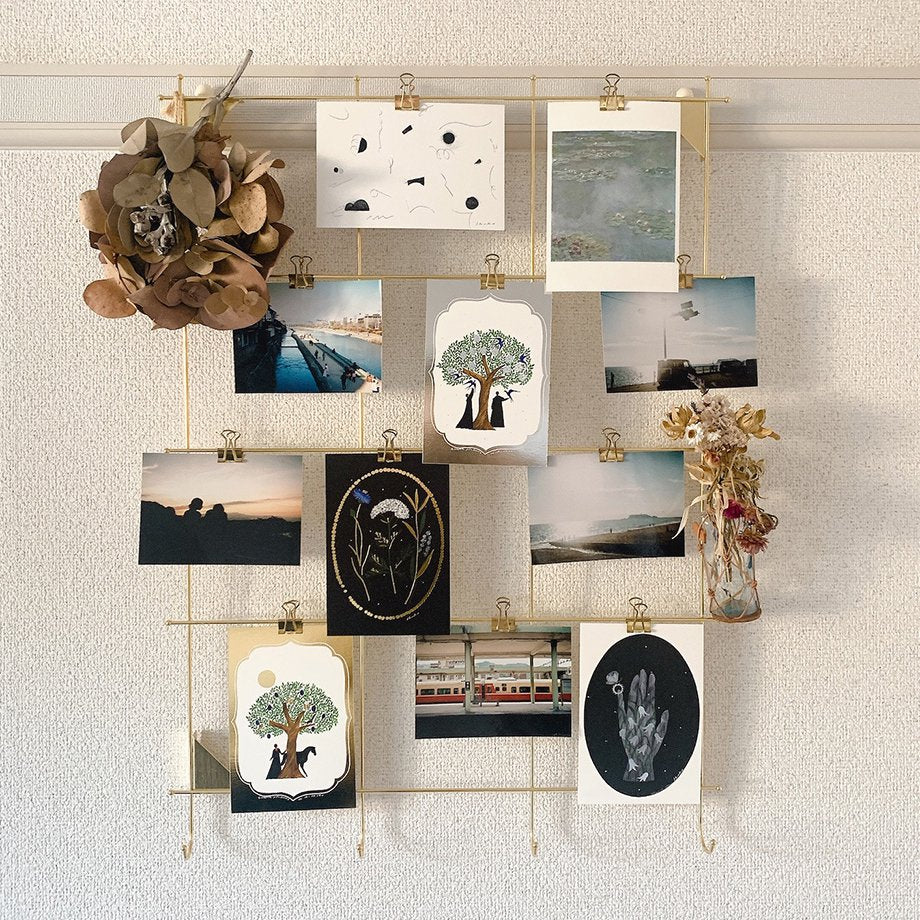 Nishi Shuku Postcard - Gold Tree